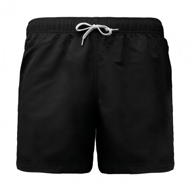 SHORT DE BAIN PERSONNALISABLE 'WATERSPORT' - noir