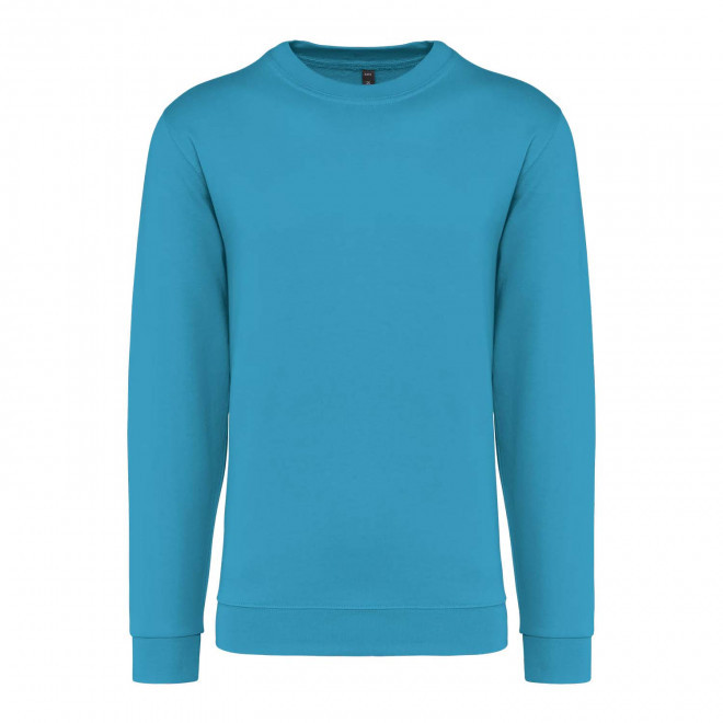 SWEAT-SHIRT MIXTE COL ROND PERSONNALISABLE 'KARIHOOD' - bleu océan