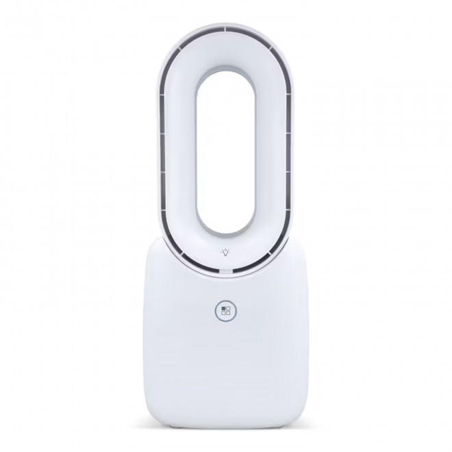 VENTILATEUR PUBLICITAIRE SANS PALES AVEC LED 'JISON' - blanc