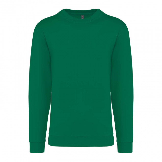 SWEAT-SHIRT MIXTE COL ROND PERSONNALISABLE 'KARIHOOD' - vert