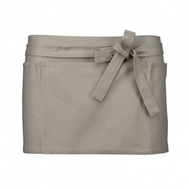 TABLIER COURT KARIBAN PERSONNALISBALE 'BANTAB' - beige