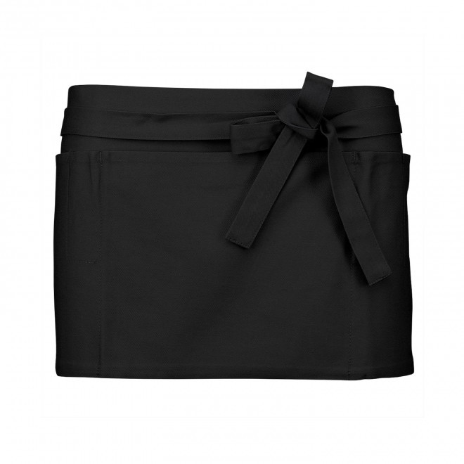 TABLIER COURT KARIBAN PERSONNALISBALE 'BANTAB' - noir