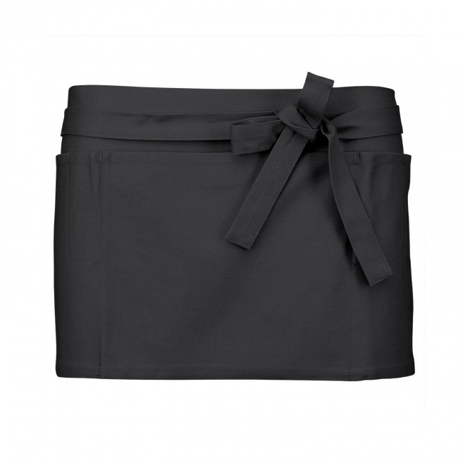 TABLIER COURT KARIBAN PERSONNALISBALE 'BANTAB' - gris foncé