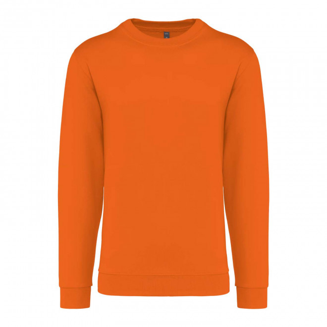 SWEAT-SHIRT MIXTE COL ROND PERSONNALISABLE 'KARIHOOD' - orange