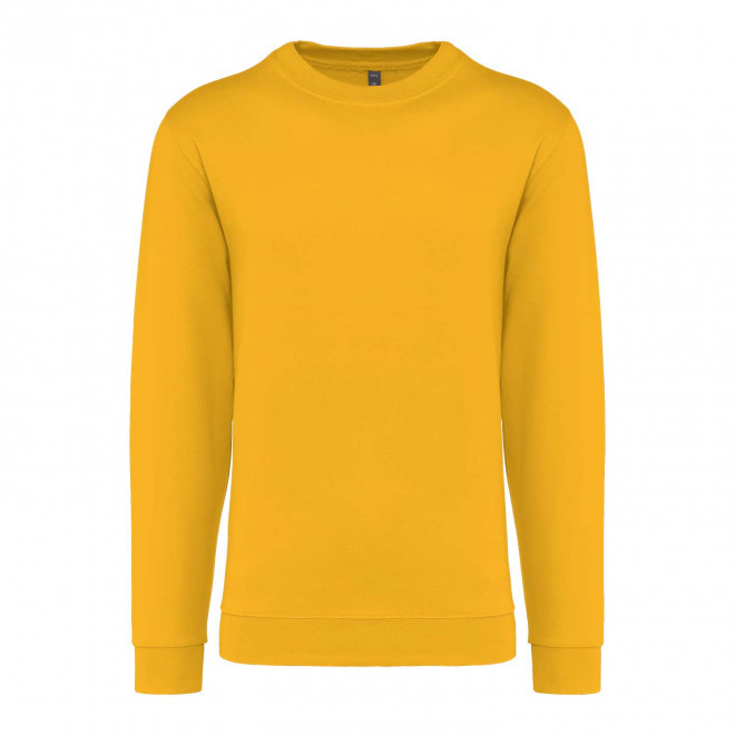 SWEAT-SHIRT MIXTE COL ROND PERSONNALISABLE 'KARIHOOD' - jaune