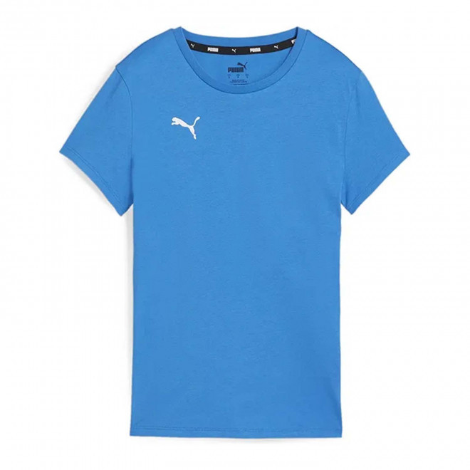 TEE-SHIRT FEMME PERSONNALISE 'TEAMGOAL' - bleu