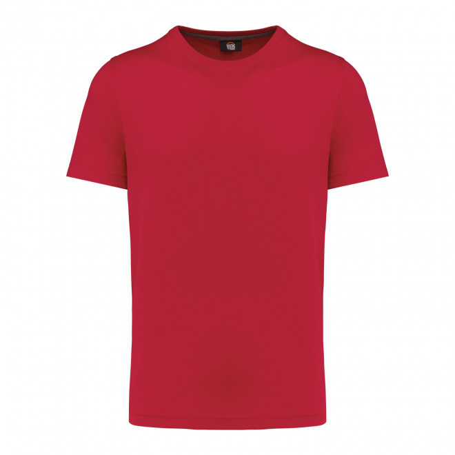 TEE-SHIRT DE TRAVAIL MIXTE PERSONNALISABLE 'FORTIS' - rouge