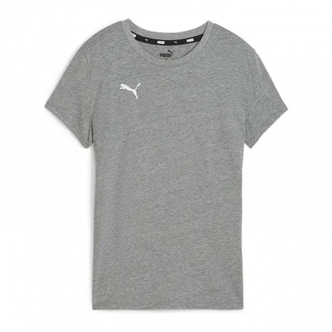 TEE-SHIRT FEMME PERSONNALISE 'TEAMGOAL' - gris chiné