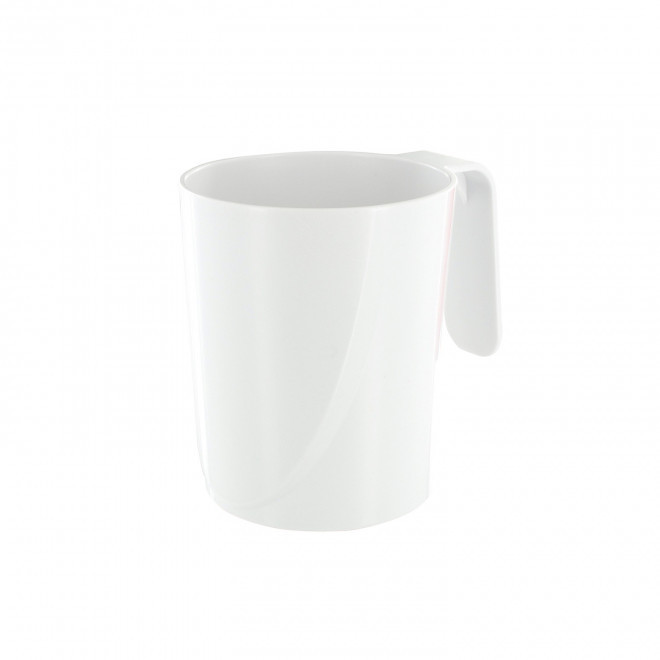 GOBELET AVEC POIGNEE PERSONNALISE 35CL 'COPY COLOR' - blanc