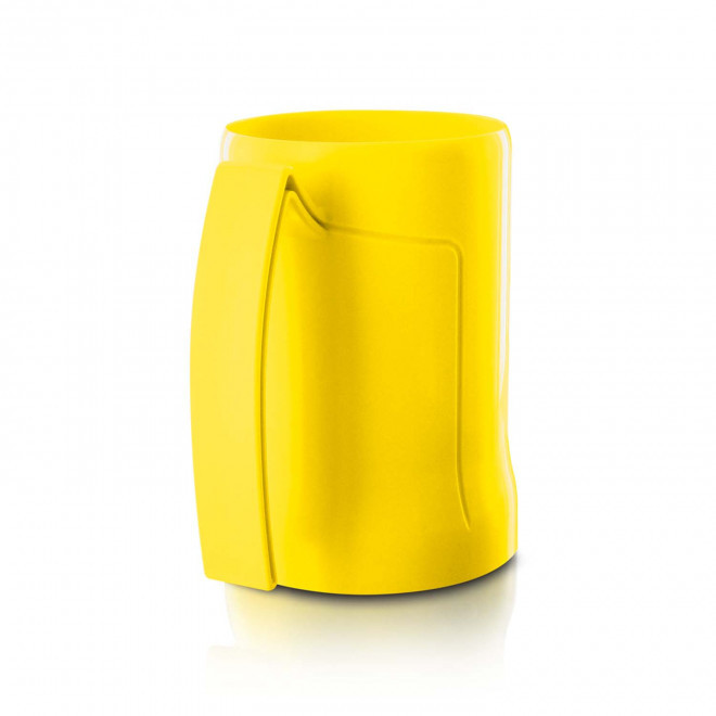 CHOPE DE BIERE 50 CL PERSONNALISEE 'BIBINE COLOR' - jaune