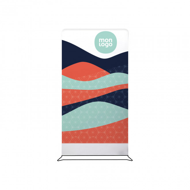 TOILE DE REMPLA PHOTOCALL PERSONNALISABLE 'EXPO' - 120 x 230 cm