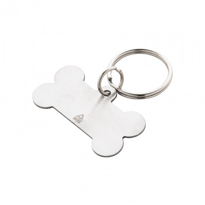 MEDAILLE RECYCLE POUR CHIEN PERSONNALISABLE 'DOGRESS' - argenté