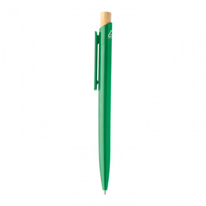 STYLO BILLE RABS ET BAMBOU PERSONNALISABLE 'ANDRATO' - vert