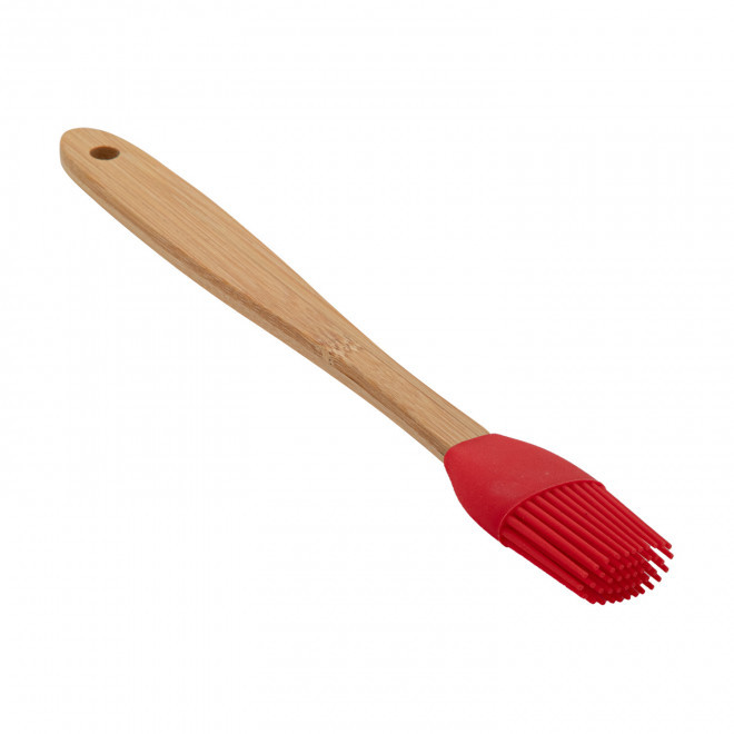 PINCEAU CUISINE PERSONNALISABLE 'BADDY PINCEAU BOIS' - rouge