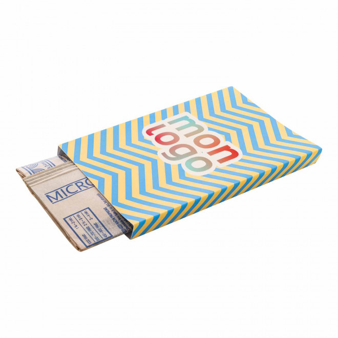 SACHET DE POP CORN PERSONNALISABLE 'POPIT' - blanc