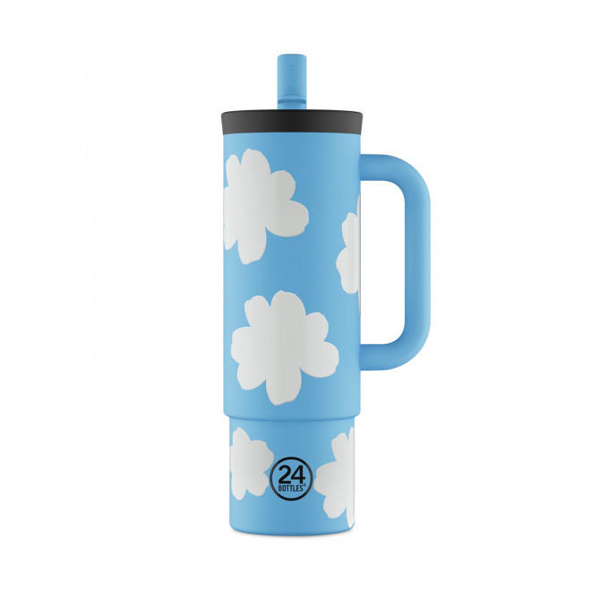 MUG 800 ML PERSONNALISABLE 'STRAW CUP 24BOTTLES' - nuage