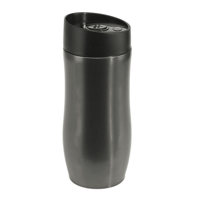 MUG ISOTHERME PUBLICITAIRE EN INOX 'FULTON' - argenté