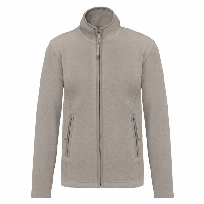 POLAIRE ZIPPE FEMME PERSONNALISABLE 'KARIPOL' - beige
