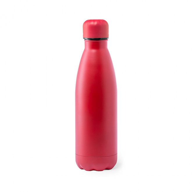 BOUTEILLE PUBLICITAIRE À FINITION MATE 790ML 'BROUDO' - rouge