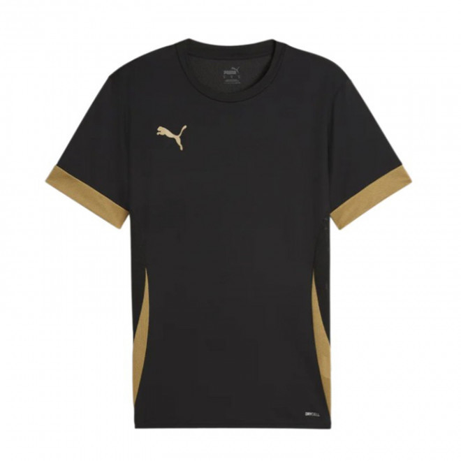 MAILLOT FOOT HOMME PERSONNALISE 'TEAMGOAL' - noir/doré