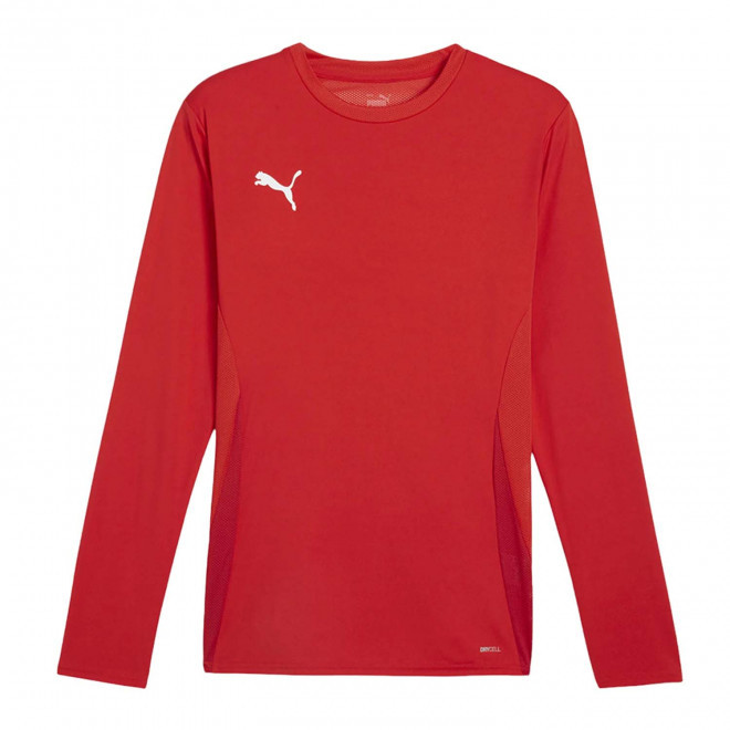 MAILLOT FOOT ML MIXTE PERSONNALISABLE 'TEAMGOAL' - rouge