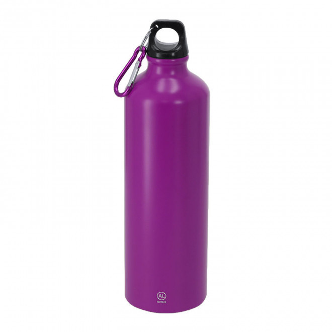 GOURDE EN ALUMINIUM PERSONNALISABLE 'CANYAN RECYCLE' - fuchsia