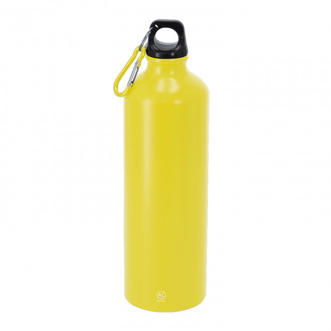 GOURDE EN ALUMINIUM PERSONNALISABLE 'CANYAN RECYCLE' - jaune