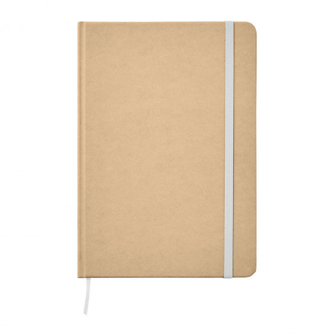 CARNET PERSONNALISABLE A5 LIGNÉ 'HORUS' - blanc