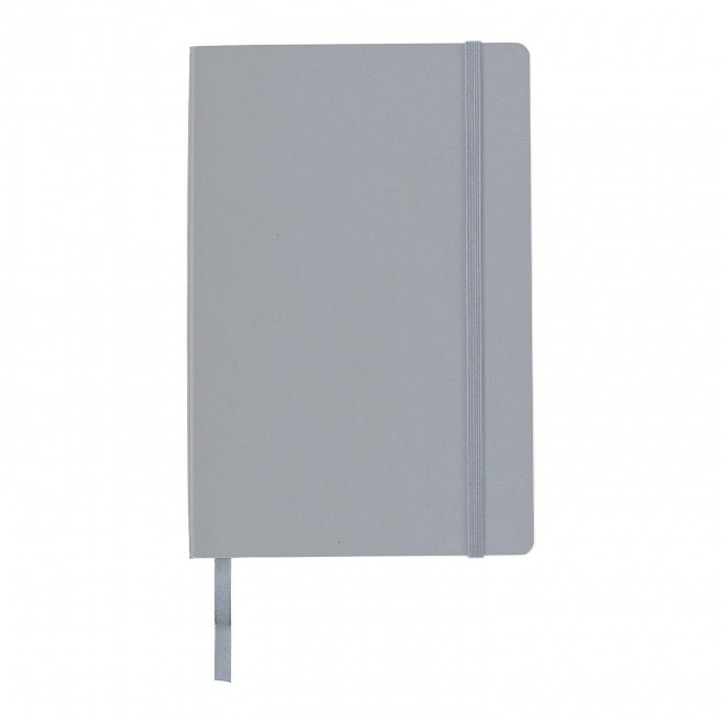 CARNET A5 EN PU SOUPLE  'TOMA'  - gris
