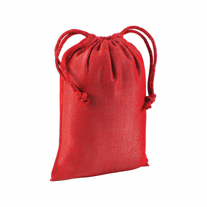 POCHON BRILLANT PERSONNALISABLE 'SHINITY COULEUR' - rouge