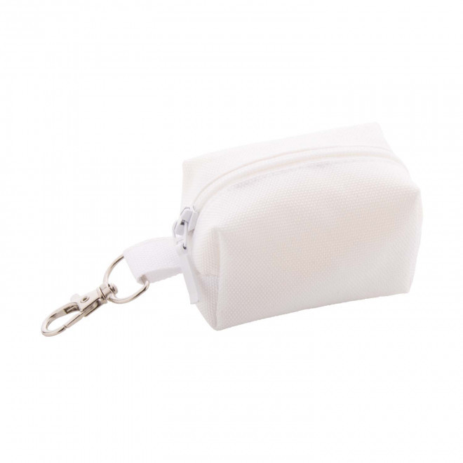 DISTRIBUTEUR SACS A DEJECTION PERSONNALISABLE  'BALADO SUBLI' - blanc