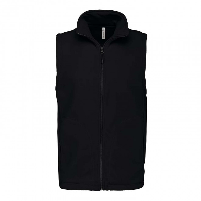 POLAIRE PERSONNALISABLE BODYWARMER HOMME 'KARIPOL BW' - noir