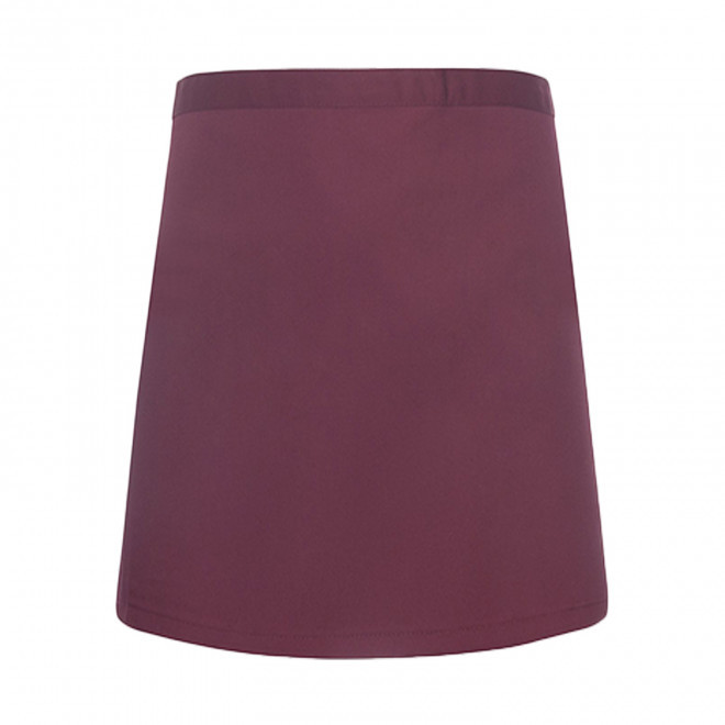 TABLIER MI-LONG KARLOWSKY PERSONNALISABLE 'WAIST APRON' - bordeaux