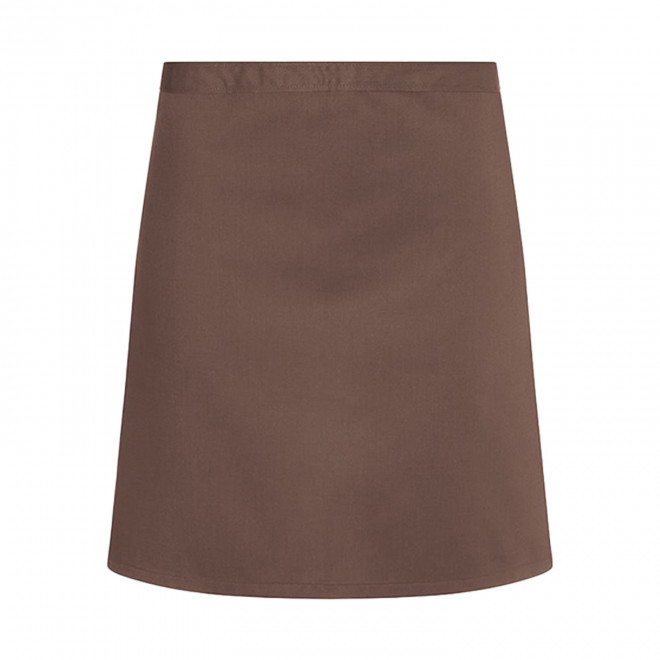 TABLIER MI-LONG KARLOWSKY PERSONNALISABLE 'WAIST APRON' - marron