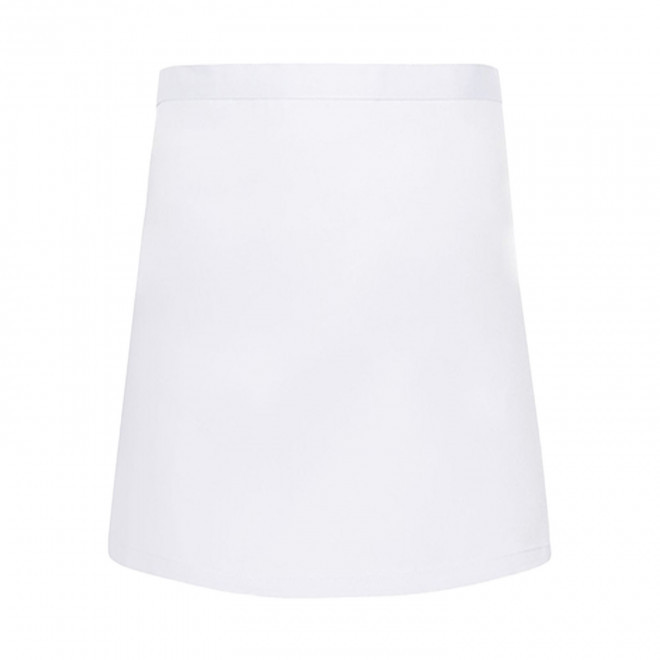 TABLIER MI-LONG KARLOWSKY PERSONNALISABLE 'WAIST APRON' - blanc
