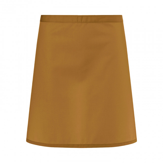 TABLIER MI-LONG KARLOWSKY PERSONNALISABLE 'WAIST APRON' - jaune moutarde
