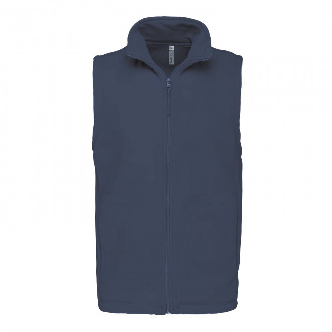 POLAIRE PERSONNALISABLE BODYWARMER HOMME 'KARIPOL BW' - bleu foncé
