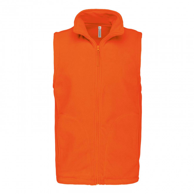 POLAIRE PERSONNALISABLE BODYWARMER HOMME 'KARIPOL BW' - orange
