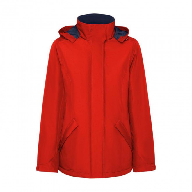 VESTE PARKA FEMME PERSONNALISEE 'AMERICA' - rouge