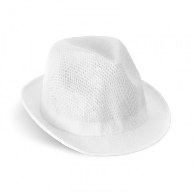 CHAPEAU SANS BANDEAU PERSONNALISABLE 'BRAZ COULEUR' 4J - blanc