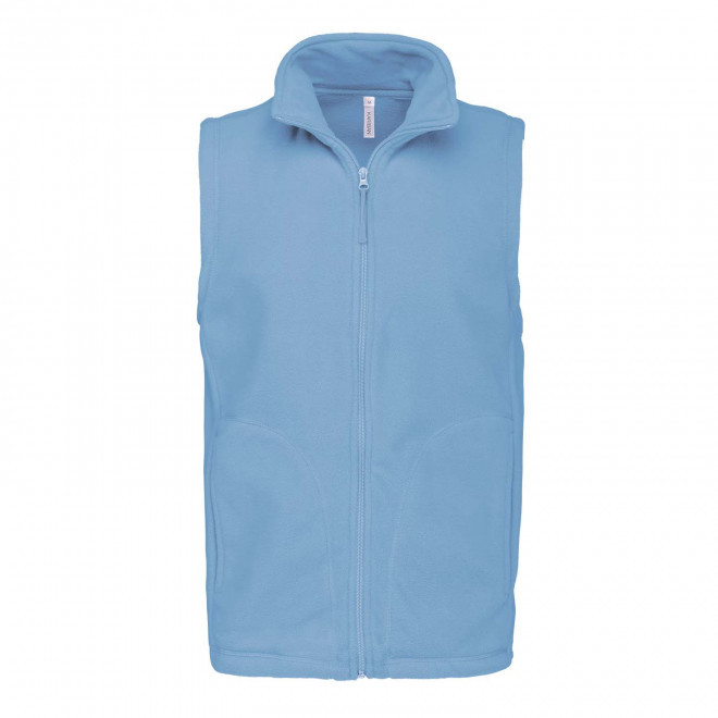 POLAIRE PERSONNALISABLE BODYWARMER HOMME 'KARIPOL BW' - bleu ciel