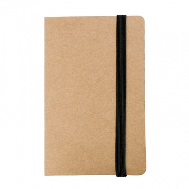 POCHETTE MARQUE-PAGES PERSONNALISABLE 'TAZY' - naturel/noir