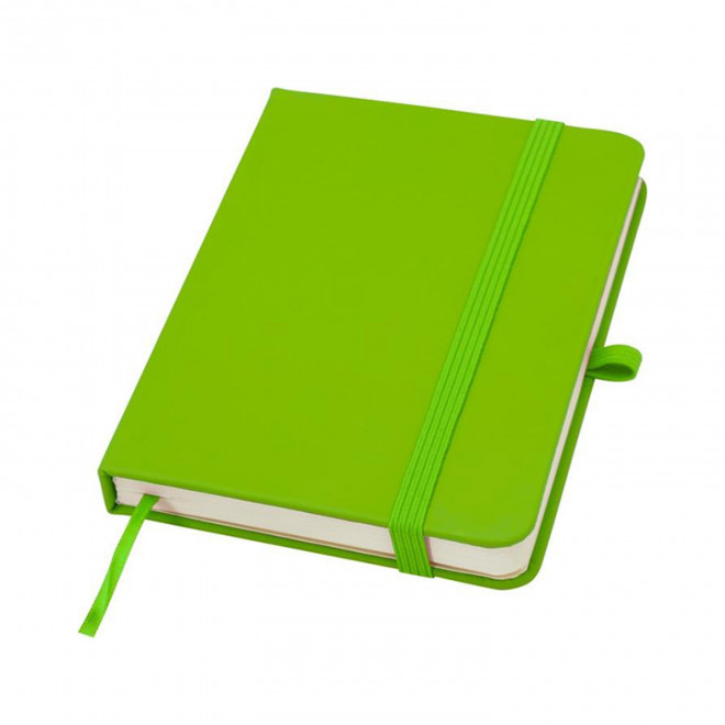 CARNET A6 AVEC PORTE STYLO PERSONNALISABLE 'MARTIN PLUS' - vert