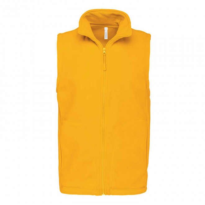 POLAIRE PERSONNALISABLE BODYWARMER HOMME 'KARIPOL BW' - jaune