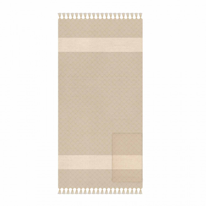 SAC A DOS FOUTA PERSONNALISE 'CAREO ECO' - beige
