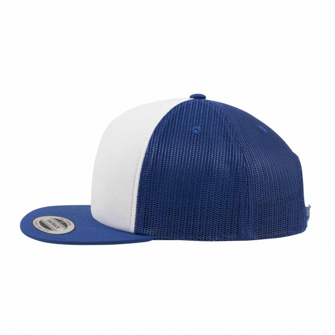 CASQUETTE TRUCKER PERSONNALISÉE PLATE 'FRITZ'  - bleu/blanc/bleu