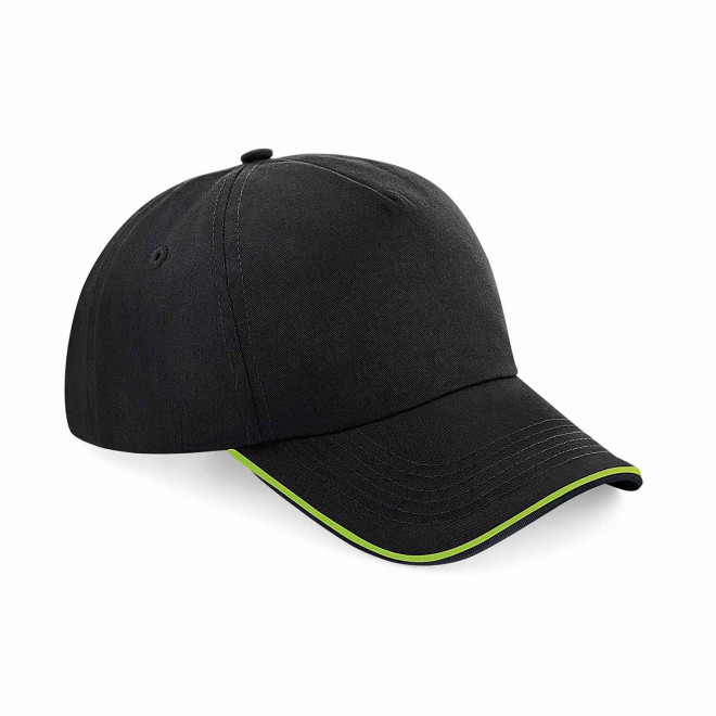 CASQUETTE PERSONNALISABLE 'FRANKI' - noir/vert fluo
