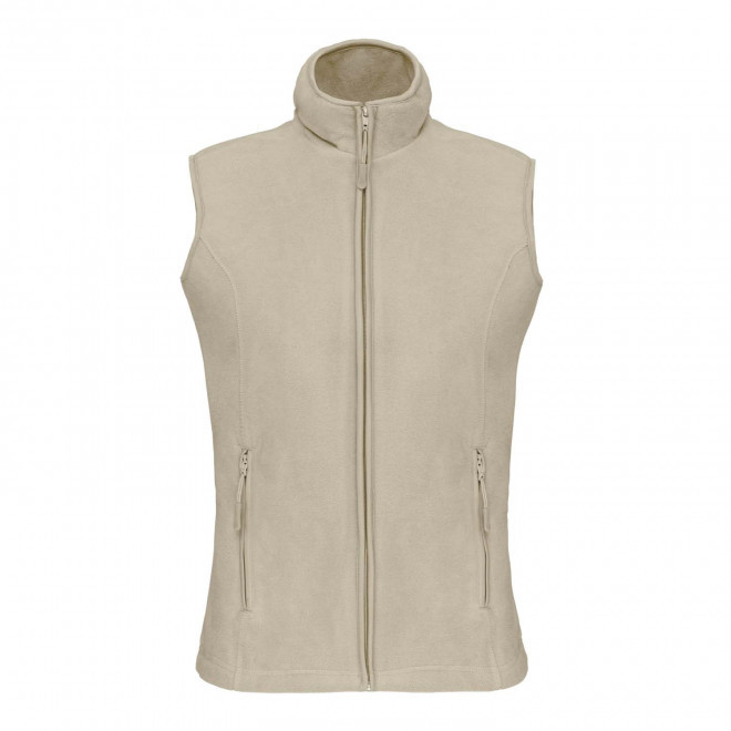 POLAIRE PERSONNALISABLE BODYWARMER FEMME 'KARIPOL BW' - beige