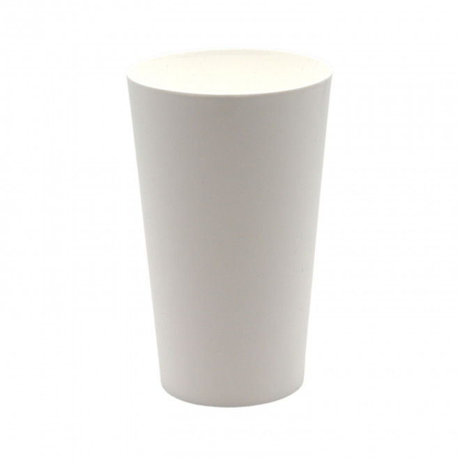 GOBELET PERSONNALISÉ RÉUTILISABLE QUADRI 30 CL 'CUP' - blanc opaque