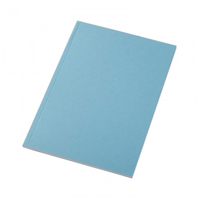 CARNET SOUPLE PERSONNALISE 'HURVY RECYCLE' - bleu